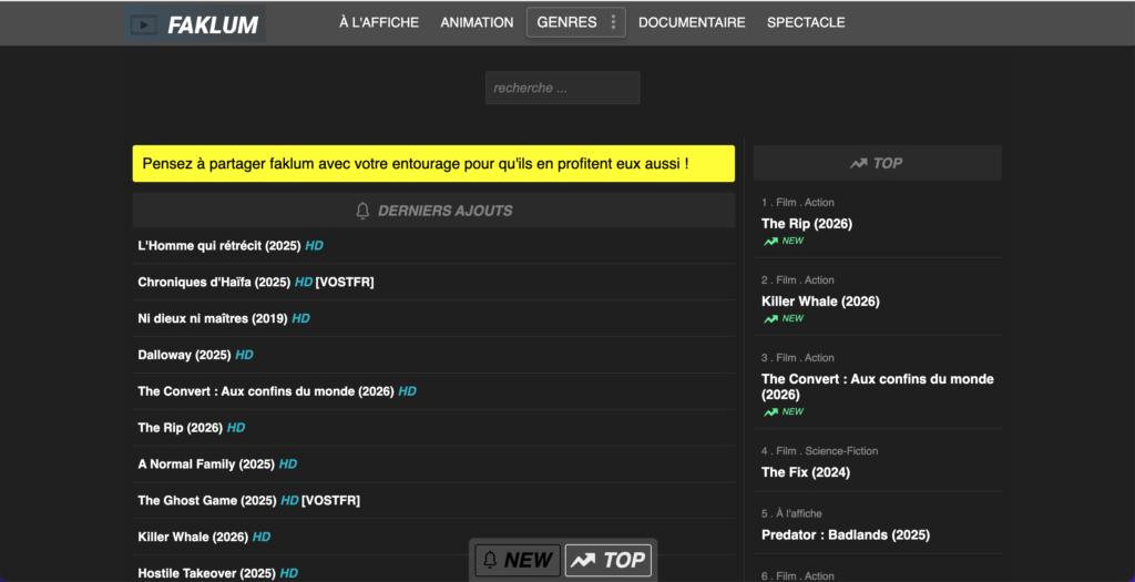Noklav devient faklum
