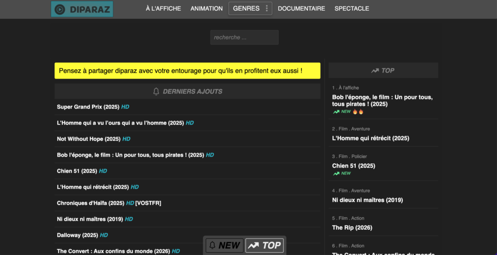 diparaz adresse 2026