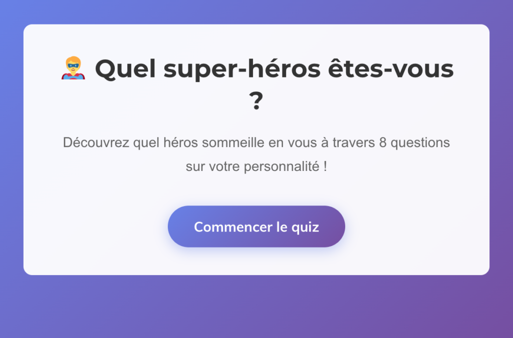 jeu quiz super héros Vialmtv.tv